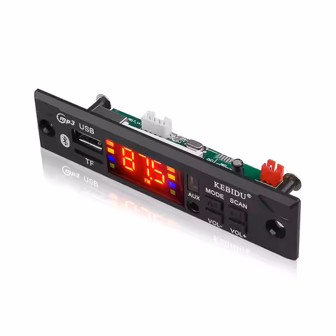 Moduł MP3 Samochodowy Bluetooth 12V z USB, Kartą SD, Radiem FM i Pilotem – Uniwersalny Odtwarzacz