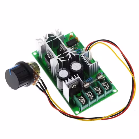 Sterownik Prędkości Silnika DC 12V 24V 60V PWM | Regulator Prądu Stałego 20A 1200W