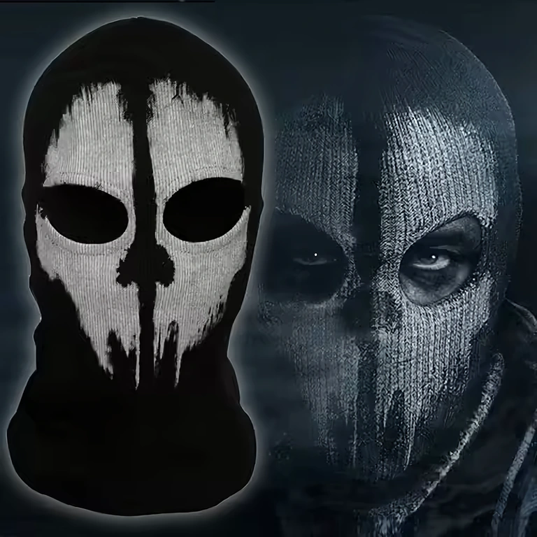 Maska termiczna Call of Duty Ghosts, idealna do sportów zimowych, nart i snowboardu