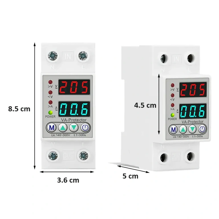 Przekaźnik ochrony nadnapięciowej i przeciążeniowej dla 220V