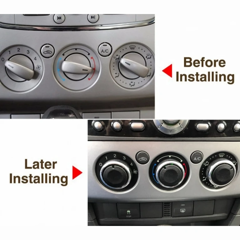 Zestaw przycisków deski climatronic / AC – różna kompatybilność