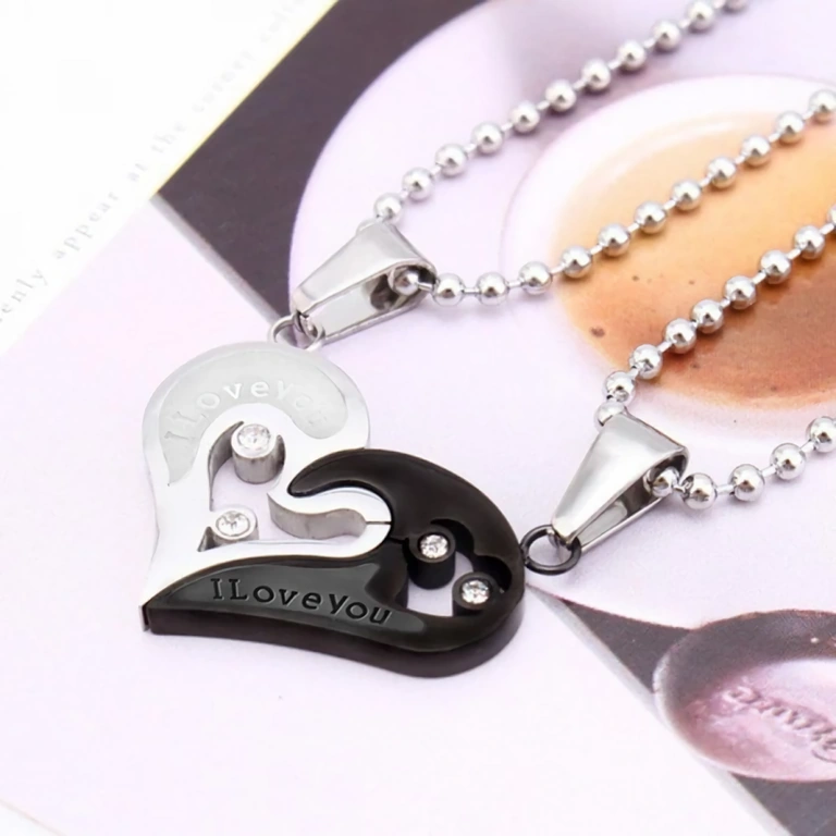 Naszyjniki serca, idealny prezent dla par
