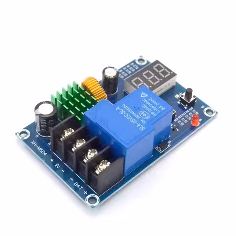 Kontroler Ładowania Paneli Solarnych XH-M604 12V–60V | Automatyczny Regulator Baterii 30A Fotowoltaika, Przyczepa, Wiatraki