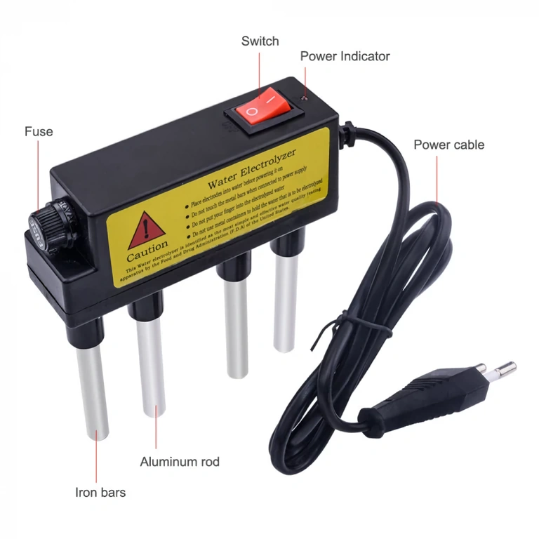 Małe urządzenie do szybkiego testowania wody w domu