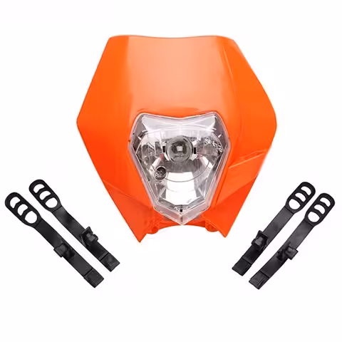 Maska Przednia Far Moto Uniwersalna Enduro Cross KTM Supermoto Street Fighter Naked – 12V 35W