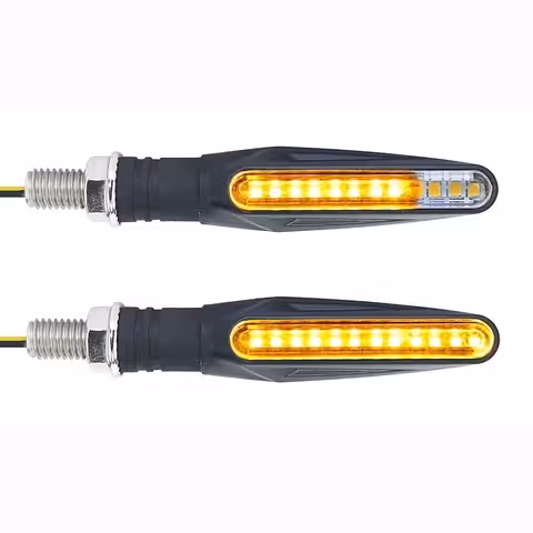 Kierunkowskazy Moto LED Dynamiczne Uniwersalne Skuter ATV