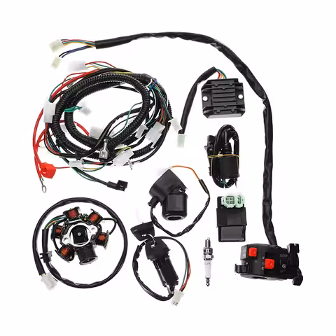 Kompletna Instalacja Elektryczna ATV Cross GY6 125cc / 150cc – Zestaw Okablowania + Elementy Rozruchu