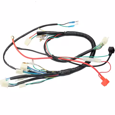 Okablowanie Instalacji Elektrycznej ATV 50cc 70cc 90cc 107cc 110cc 125cc – kompatybilne z Chińskimi ATV