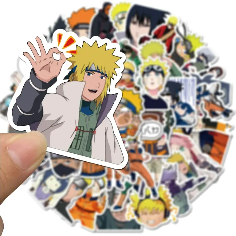 Zabawne naklejki z postaciami z Naruto Shippuden