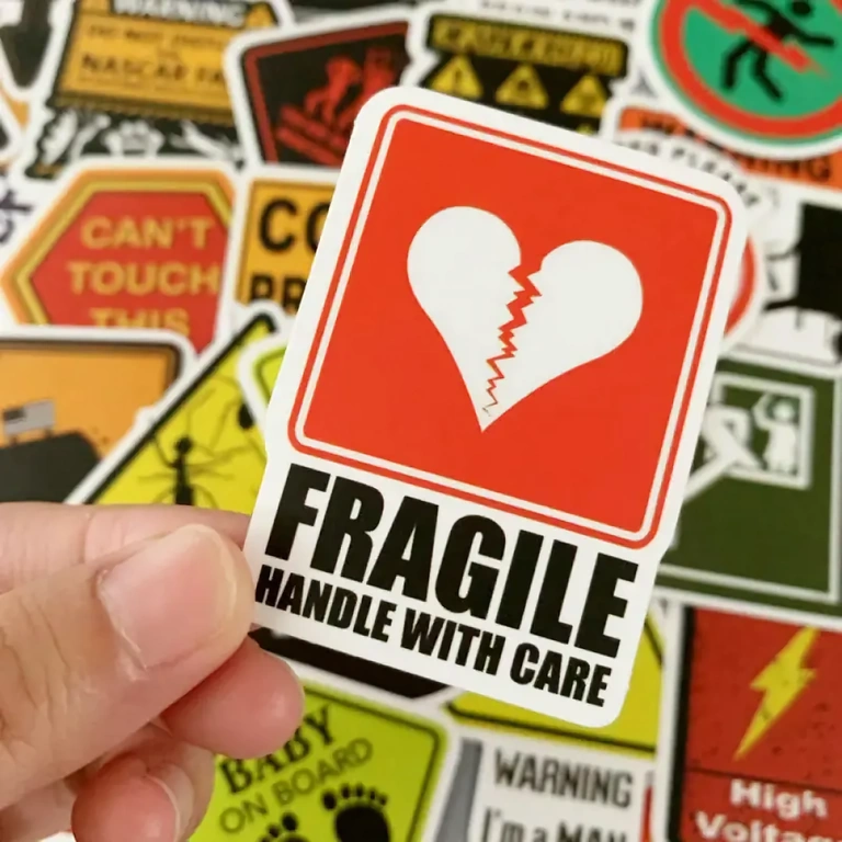 Odporne na wodę i zużycie naklejki