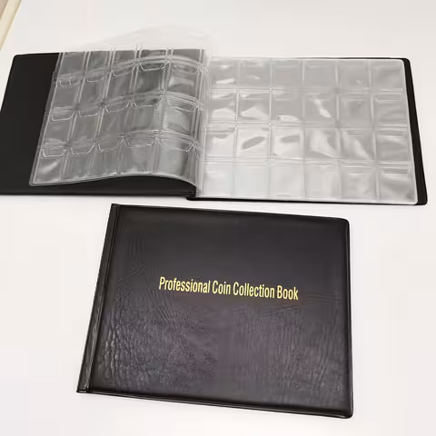 Album Segregator do Kolekcjonowania Monet – Pojemność 240 Monet Numizmatycznych