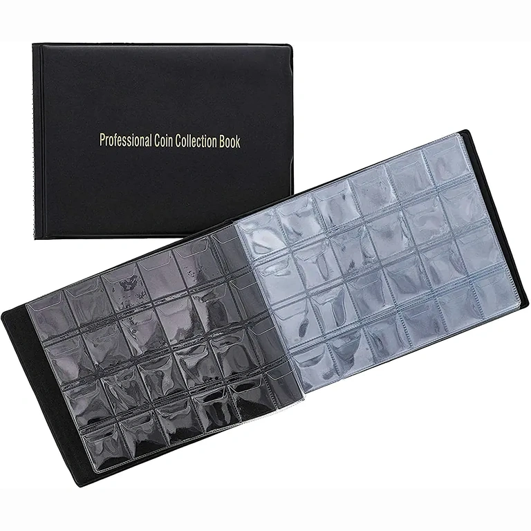 Album z ekologicznego materiału OPP, chroni monety