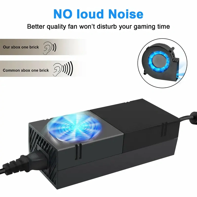 Zasilacz kompatybilny z Xbox ONE, z diodą LED statusu