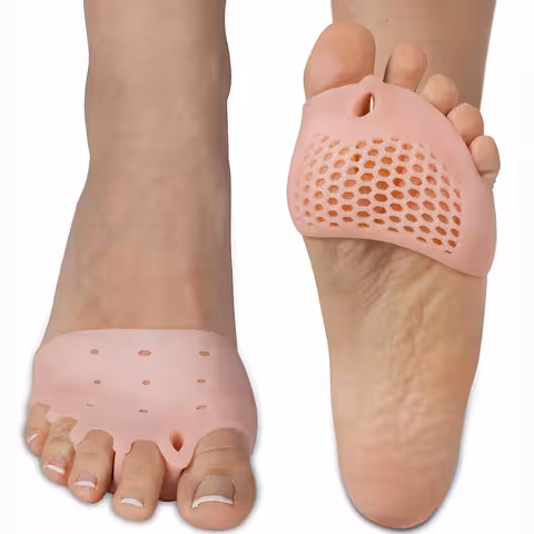 Orteza Korekcyjna Palców Hallux Valgus – Ochrona Guzów Silikonowa, Dzień i Noc