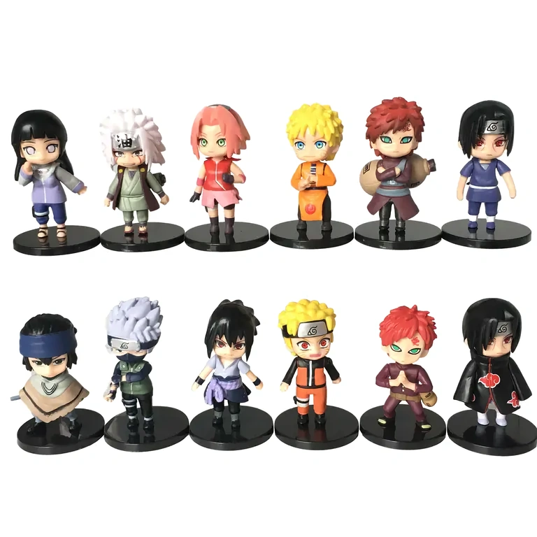 Mini figurki inspirowane anime Naruto Shippuden