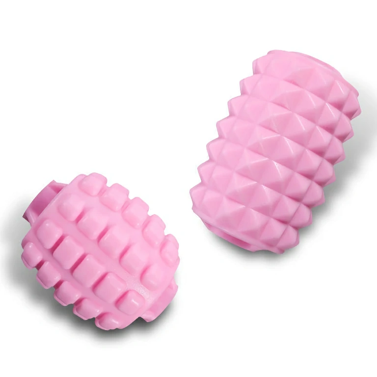 Ergonomiczny masażer z silikonowymi rolkami do pełnego masażu mięśni