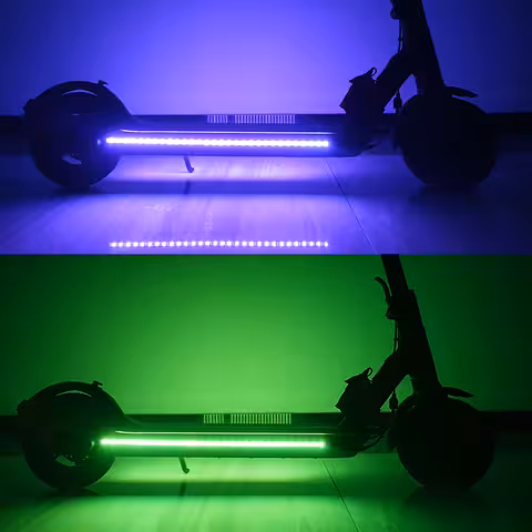 Zestaw Świateł LED do Hulajnogi Elektrycznej – Kolorowe Taśmy Waterproof z Pilotem USB