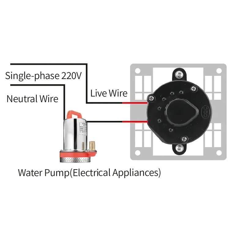 Timer elektryczny do wentylatorów lub świateł w łazience, funkcja opóźnienia