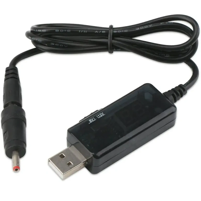 Moduł step-up z wyborem napięcia i wyświetlaczem LED, idealny do zasilania przenośnego