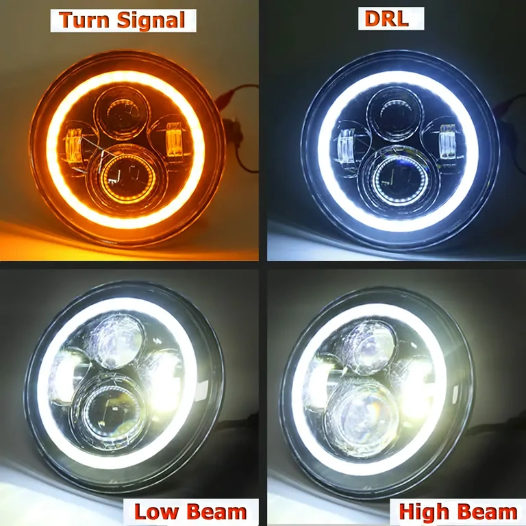 Lampa LED 7 cali do traktora, autobusu, maszyn ciężkich