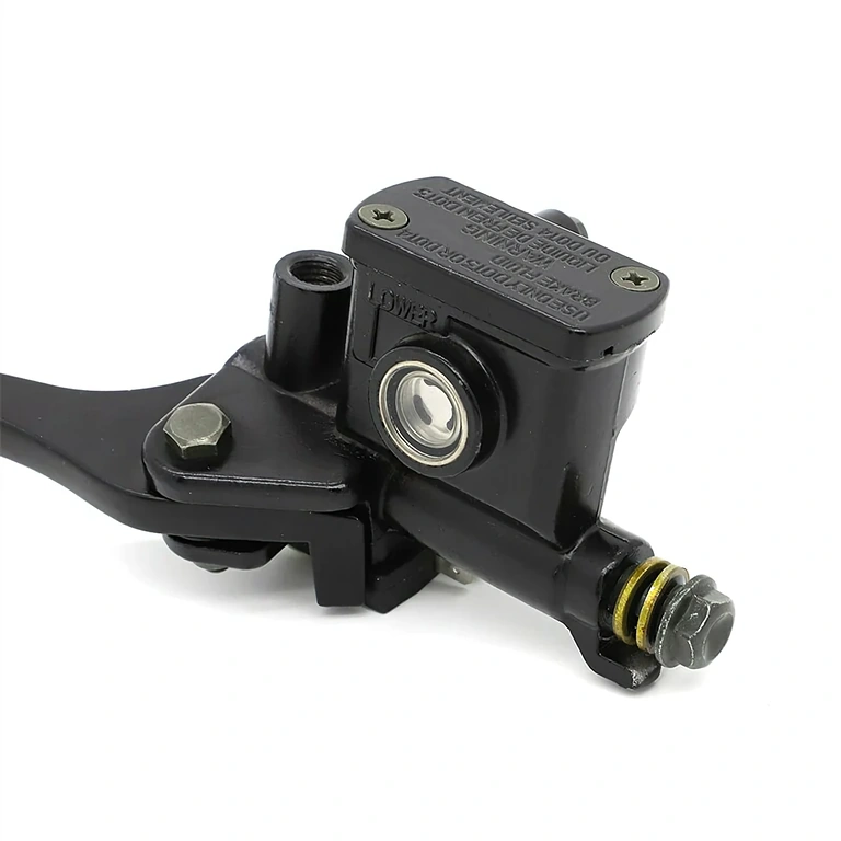 Dźwignia hamulca prawa przednia z tłokiem hydraulicznym – pit bike i ATV