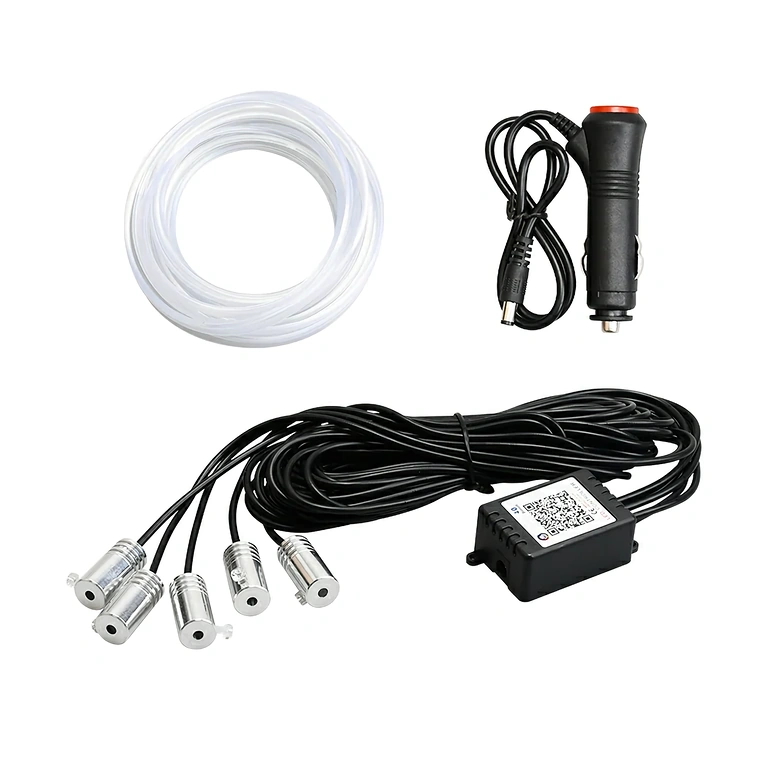 Elastyczny kabel neonowy RGB do oświetlenia ambientowego w samochodzie