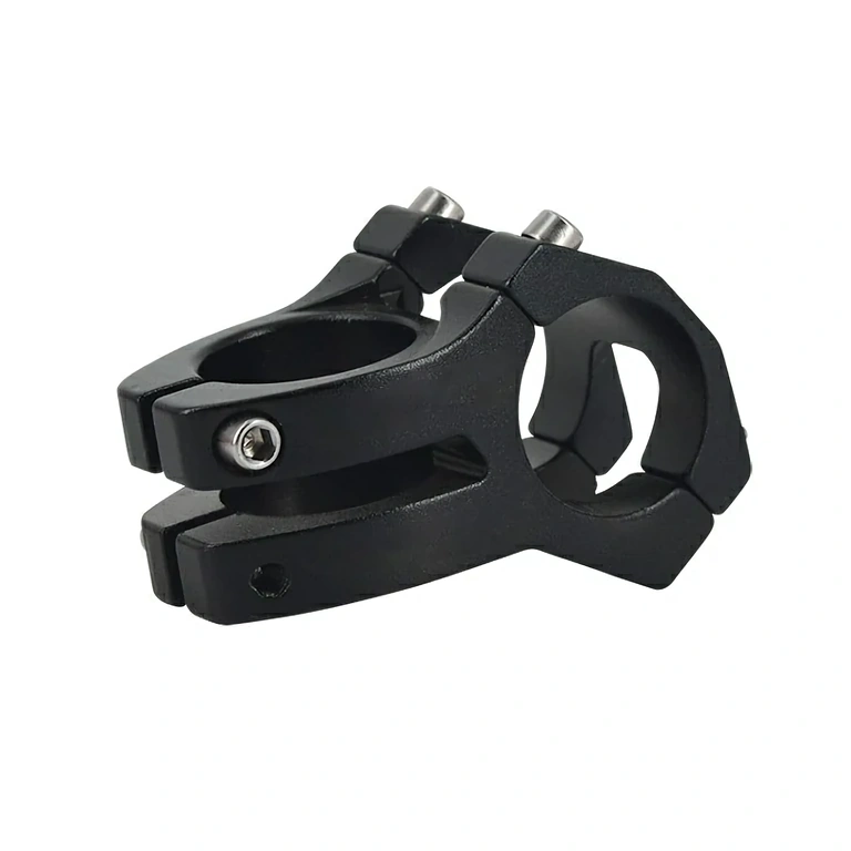 Sportowy krótki wspornik do roweru MTB 31.8 mm, czarny, lekkie i wytrzymałe aluminium