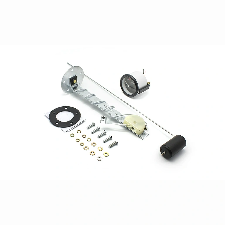 Urządzenie z czujnikiem pływakowym do pomiaru poziomu paliwa w zbiorniku