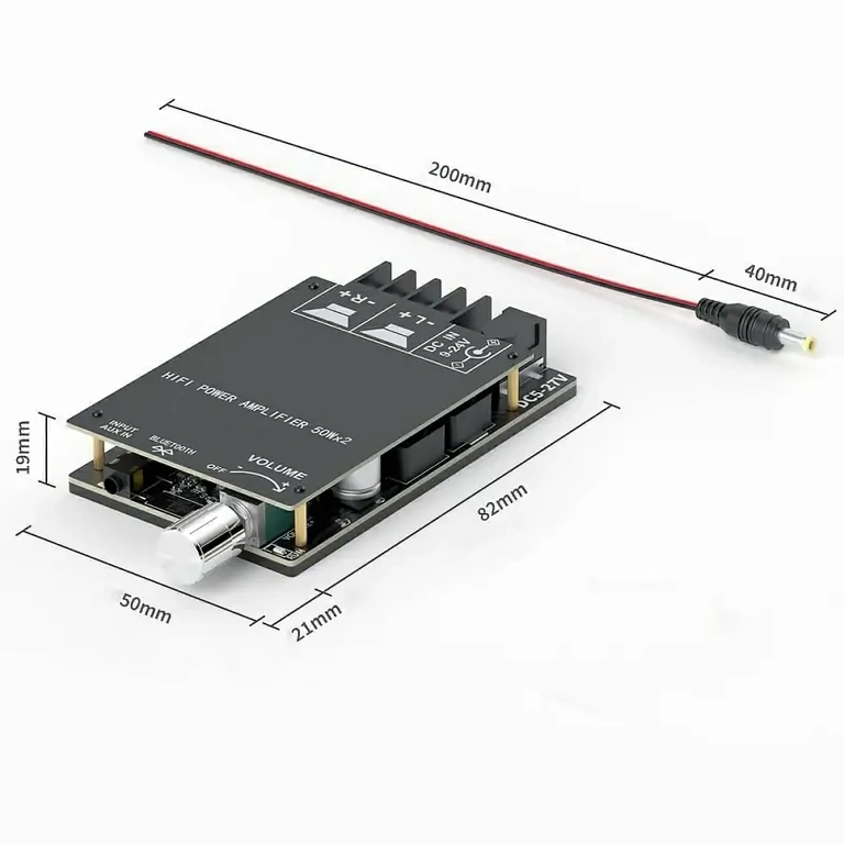 Kompaktowy cyfrowy wzmacniacz stereo Hi-Fi 2x50W