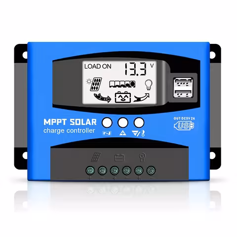Kontroler Solarny MPPT 100A do Paneli Słonecznych 12V/24V