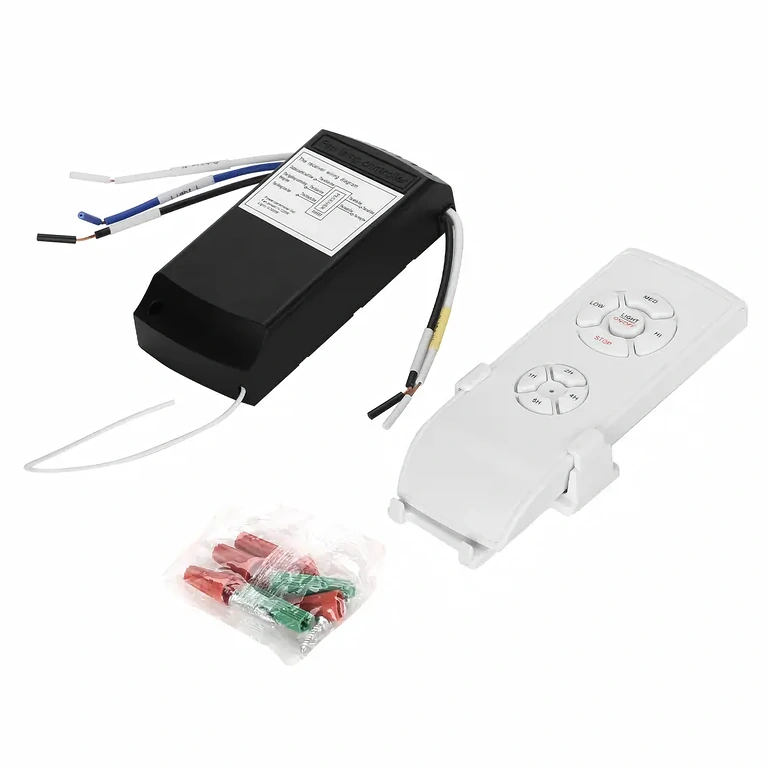 Pilot z odbiornikiem 220V do wentylatora lub ściemnialnej lampy