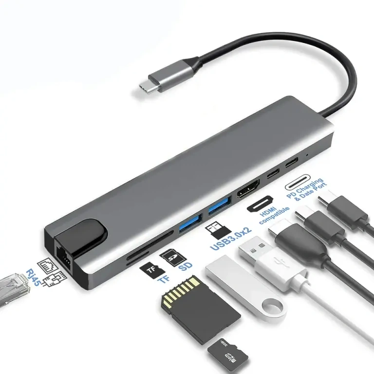 Adapter USB-C ze slotami na karty pamięci SD i TF