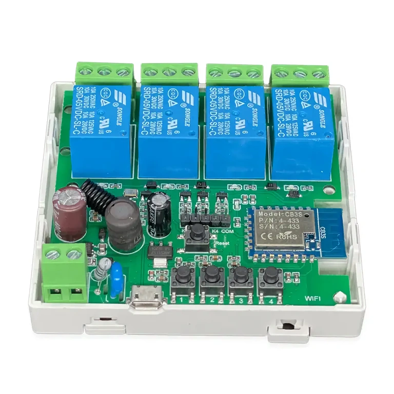 Bezprzewodowy moduł przekaźnika kompatybilny RF 433MHz, zdalne sterowanie przez aplikację