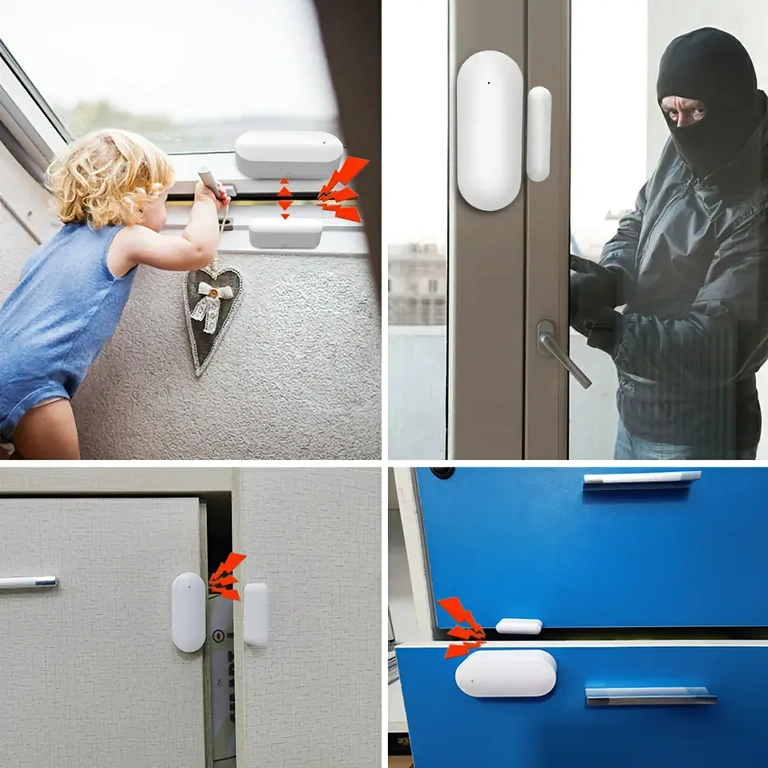 Magnetyczny czujnik bezpieczeństwa do monitorowania otwarcia drzwi i okien
