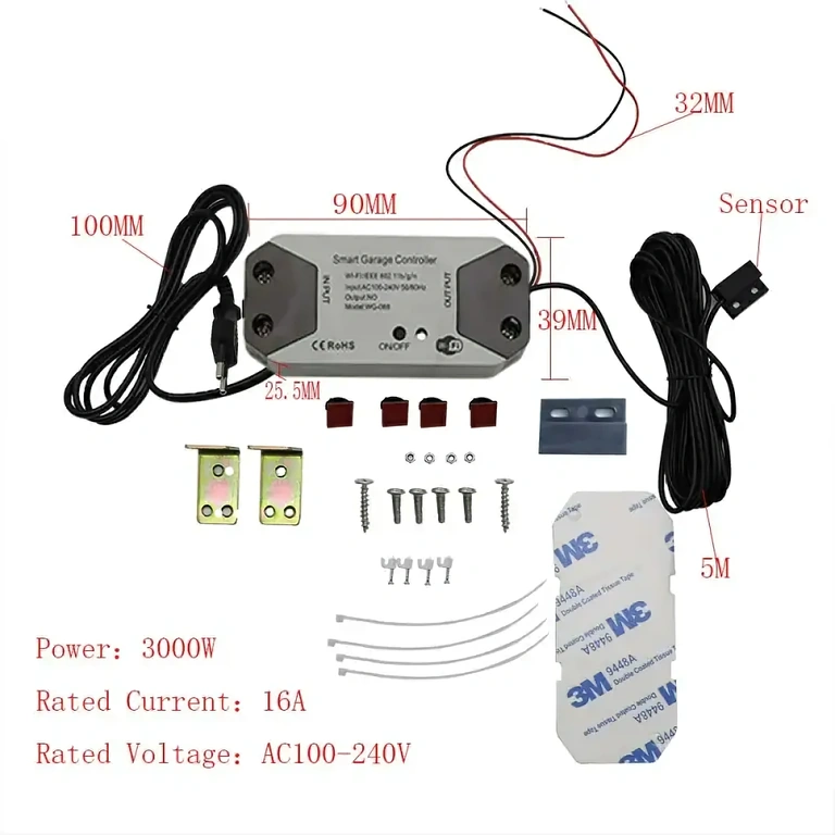Moduł kompatybilny z Tuya do bramy przesuwnej z programowaniem i powiadomieniami inteligentnymi