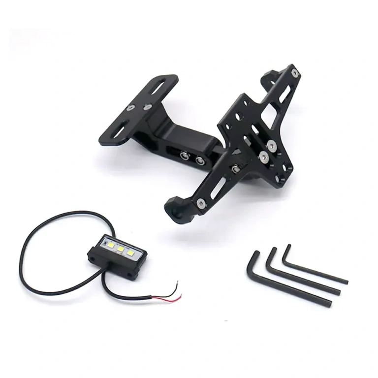 Oświetlenie LED dla widoczności tablicy rejestracyjnej motocykla