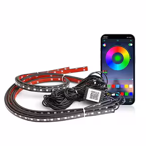 Zestaw Świateł LED RGB Auto Zewnętrzne – Taśmy Świetlne Pod Samochodem