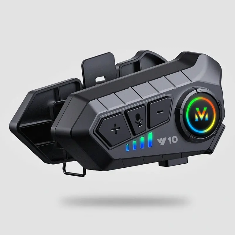 System komunikacji Bluetooth 5.3 dla kasku motocyklowego