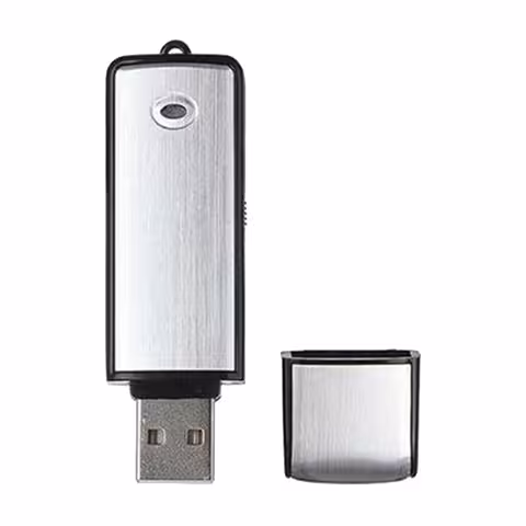 Pendrive / Dyktafon Audio 16GB z Czułym Mikrofonem i Akumulatorem – 160 Godzin Nagrania