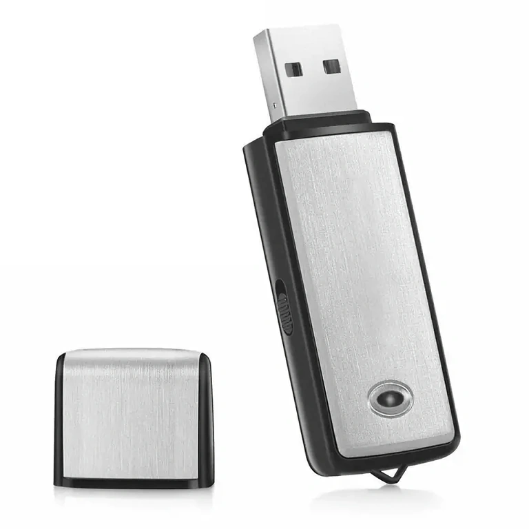 Pendrive USB z mikrofonem szpiegowskim i pamięcią 16GB do dyskretnego nagrywania