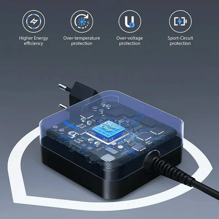 Przenośna ładowarka USB-C 65W Przenośna ładowarka USB-C 65W do użytku mobilnego