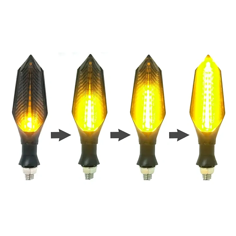 Dynamiczne kierunkowskazy pomarańczowe do skutera elektrycznego