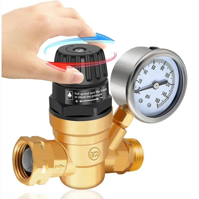 Zawór regulowany do kontroli ciśnienia wody w instalacjach domowych i przemysłowych