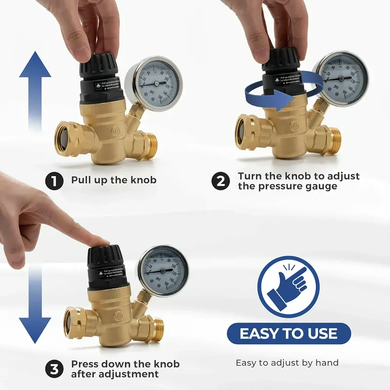 Regulator z płynną regulacją ciśnienia do 160 PSI