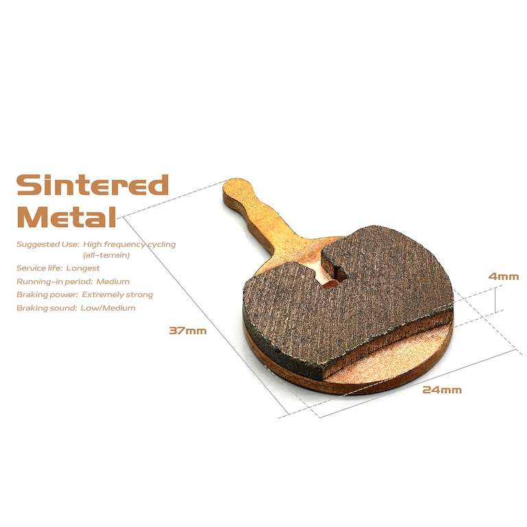 Zdjęcie szczegółowe metalowych klocków hamulcowych AVID BB5