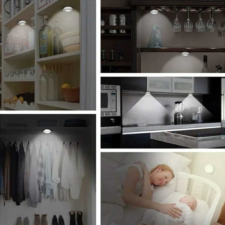 Spoty LED do dekoracyjnego oświetlenia w salonie, przedpokoju lub szafkach