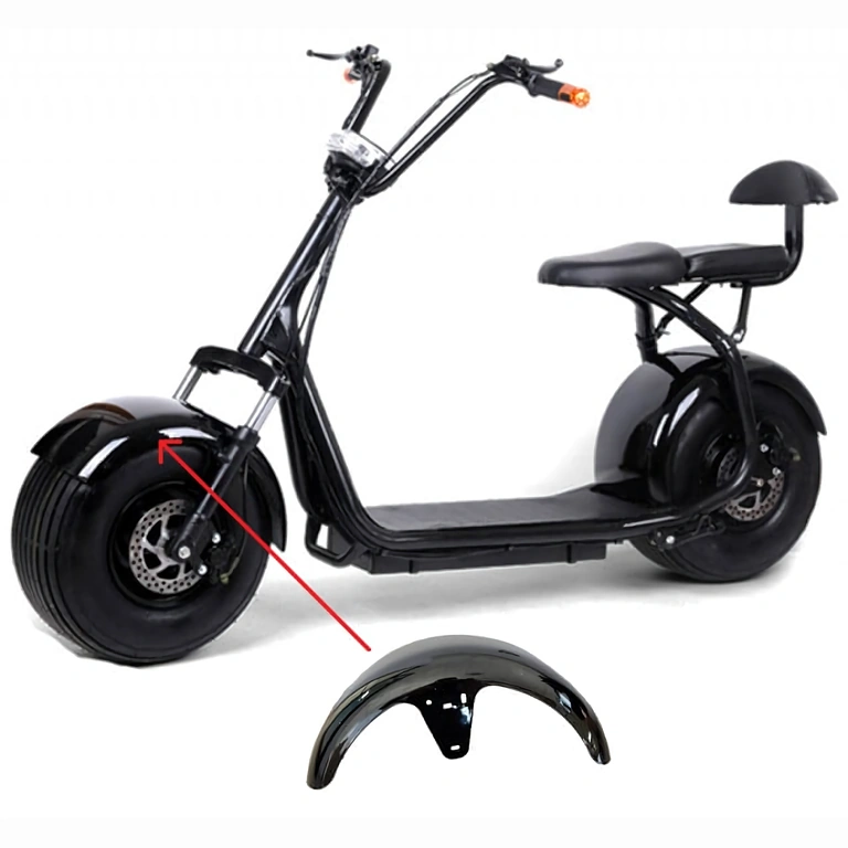 Przedni błotnik Citycoco – widok z góry