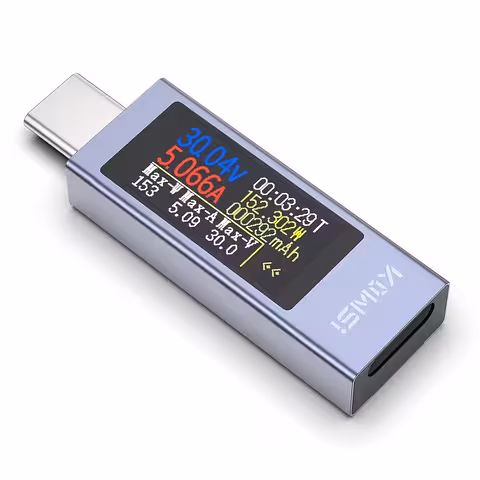 Multimetr USB C Kowsi KWS-2302C – cyfrowy tester napięcia, prądu i pojemności