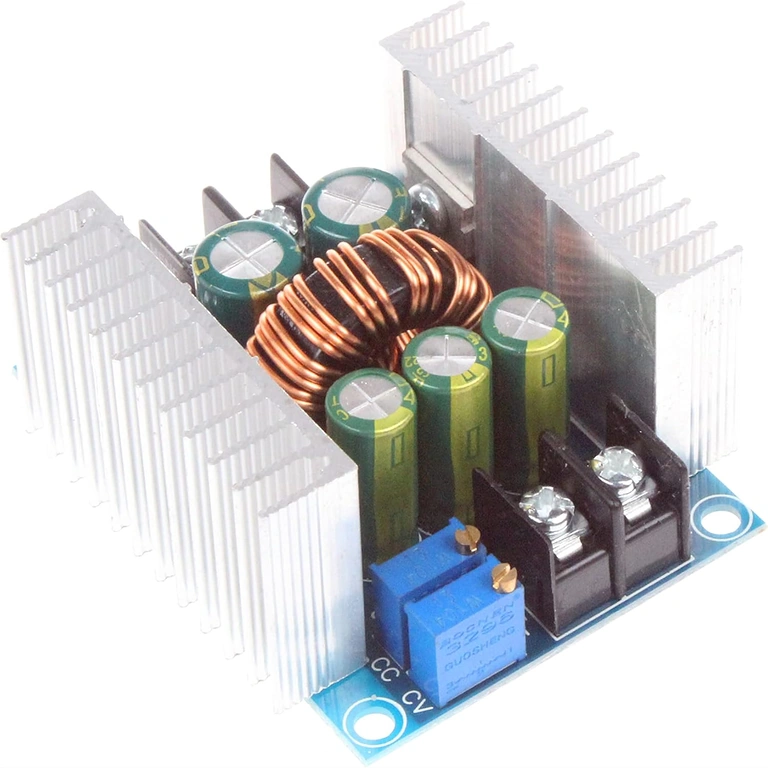 Regulacja napięcia i prądu na module CC/CV 20A 300W