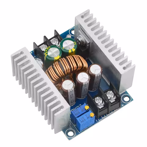 Step Down 20A 300W – regulowany zasilacz DC-DC 6–40V → 1,2–36V, moduł CC/CV
